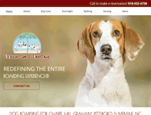 Tablet Screenshot of doggiespa.com